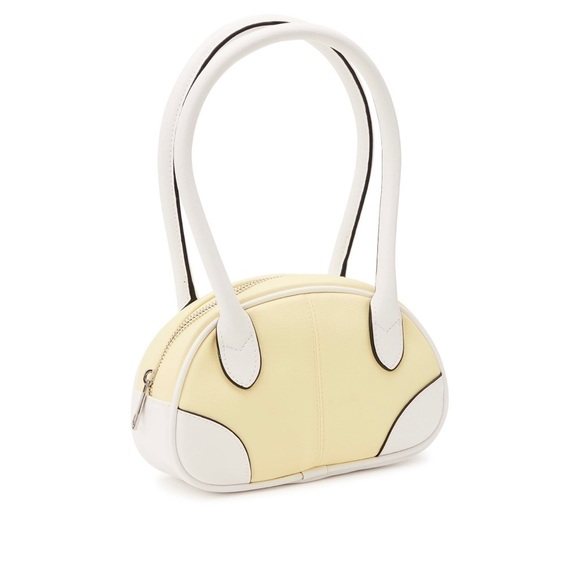 Bowler Handbag white and yellow. NEW - Picture 1 of 5